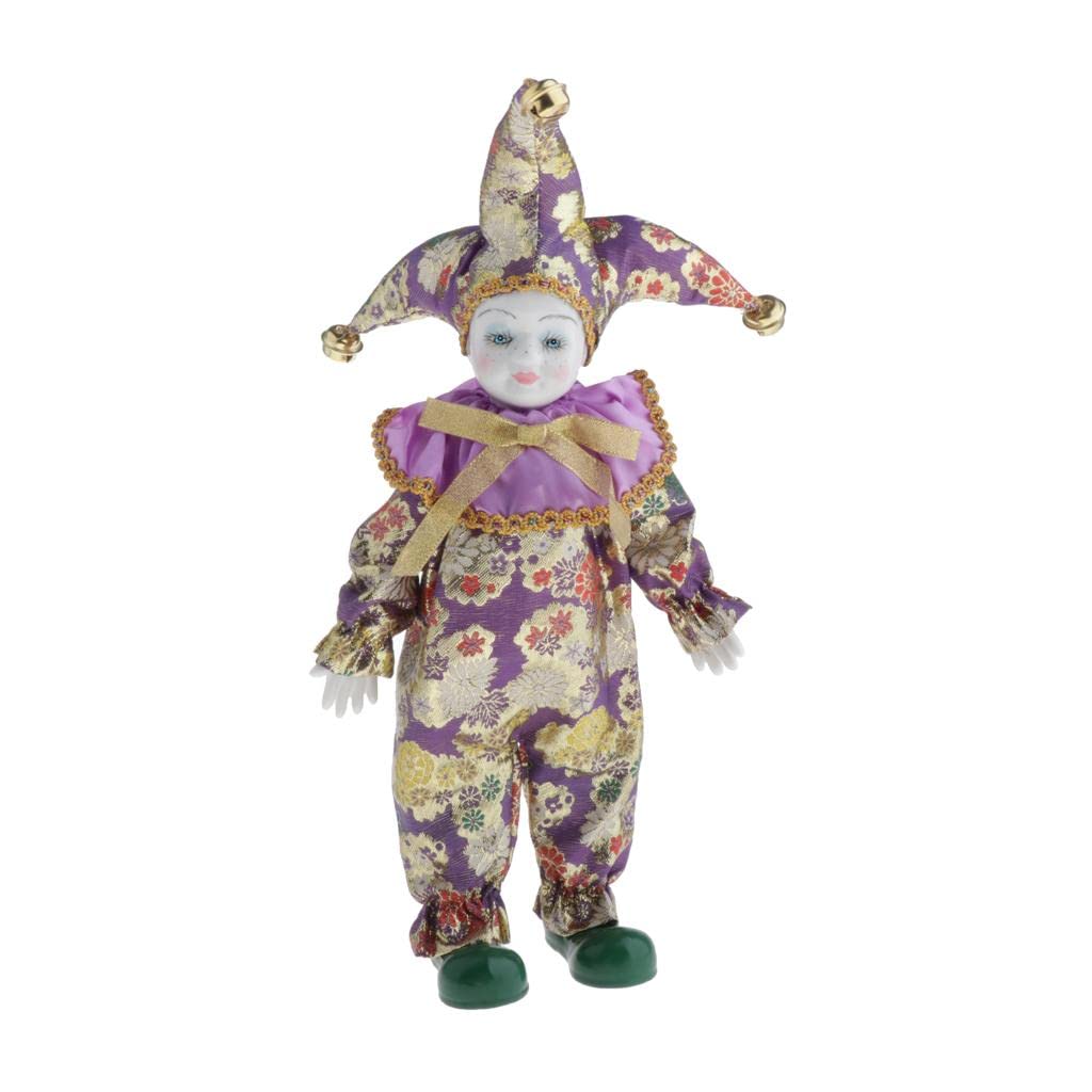 Amazon.co.jp: DYNWAVE ピエロ人形 ピエロドール 磁器人形 39cm 装飾